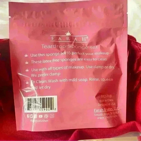 The F.A.R.A.H 4 Piece Makeup Sponge Set - Picture 2 of 2